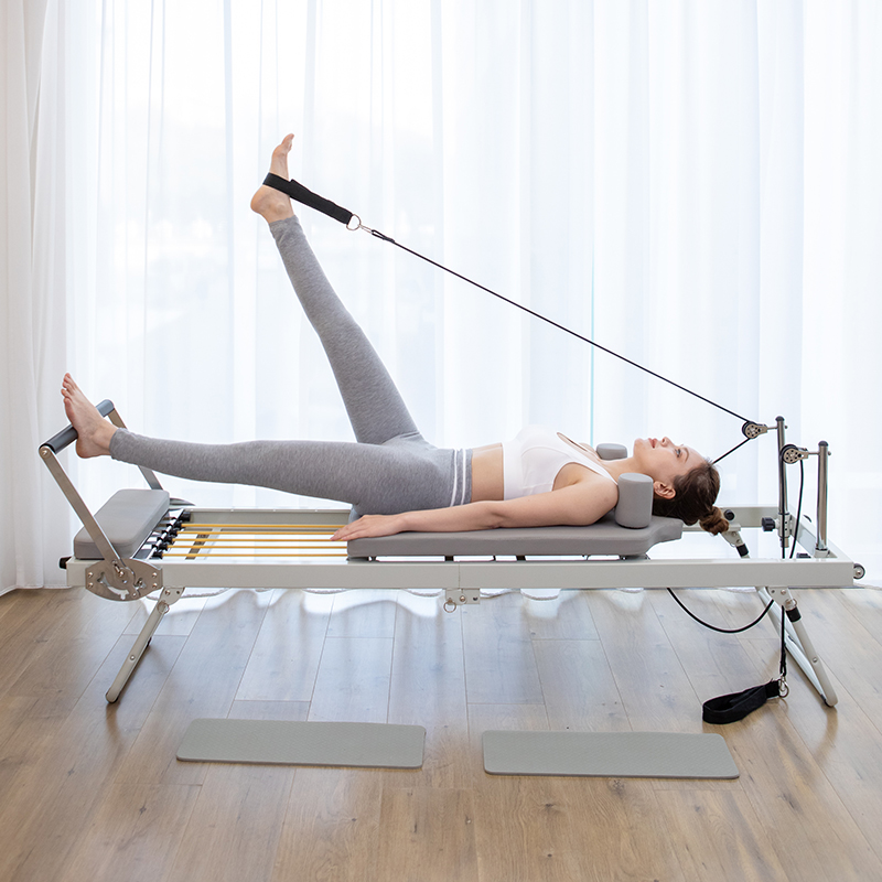 Pilates Yoga Weight Loss - Grande Equipamento Dobrável de Pilates Reformer,