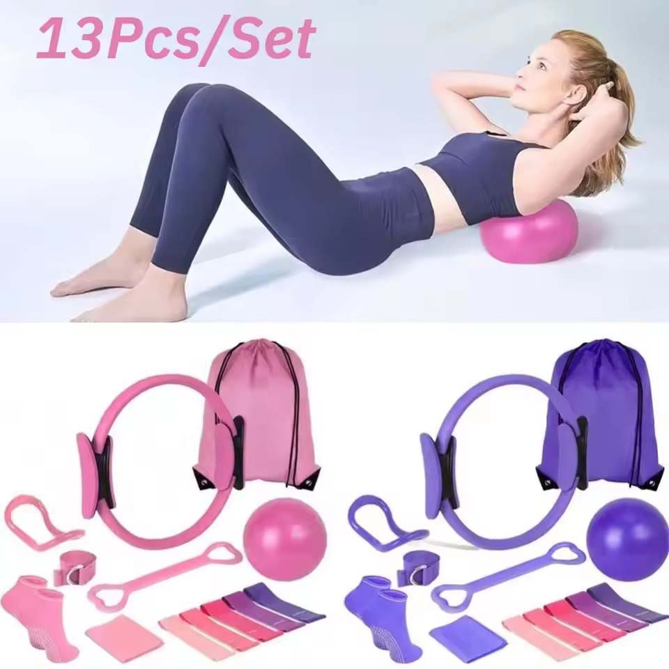 Pilates Yoga Weight Loss - Conjunto de 13 Peças para Yoga