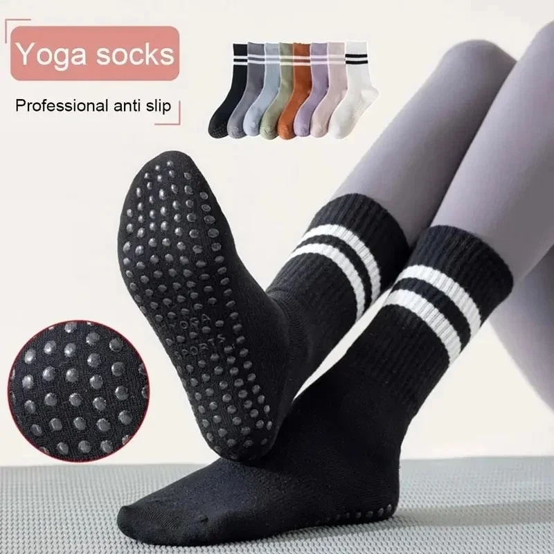 Youtube Yoga Pilates - 1/2/3 Pares de Meias Esportivas de