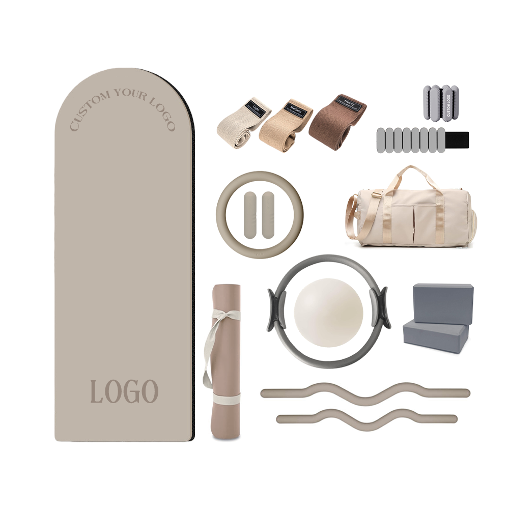 Pilates Yoga Logo - Conjunto de Pesos Ajustáveis para Tornozelos