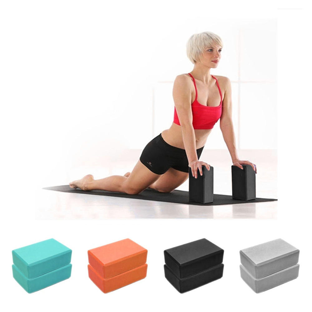 Pilates Yoga Block Exercises - Colorido eva yoga bloco tijolo antiderrapante