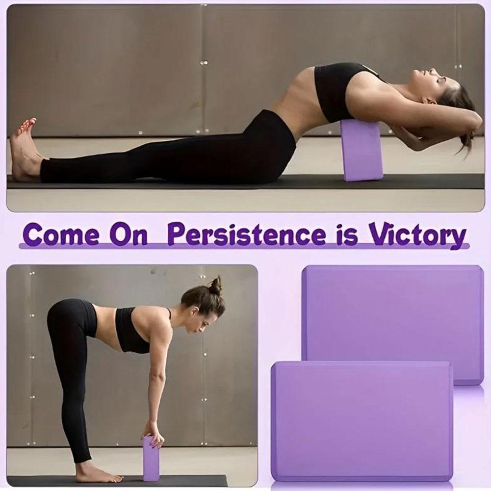 Blocos de Yoga EVA, Cubos de Y - Pilates Yoga Block Exercises avaliação e preço