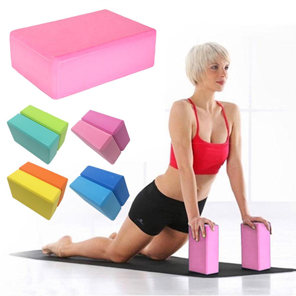 Bloco de Yoga em Espuma EVA, T - Pilates Yoga Block Exercises avaliação e preço
