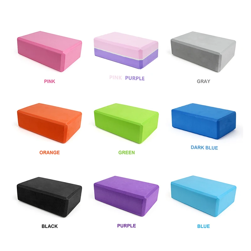 Bloco de espuma de eva para io - Pilates Yoga Block Exercises avaliação e preço
