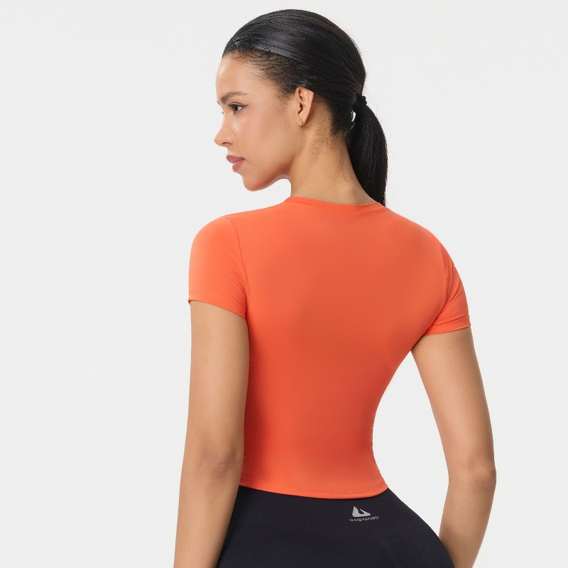 Camisetas Esportivas Femininas - Pilates Yoga Top avaliação e preço