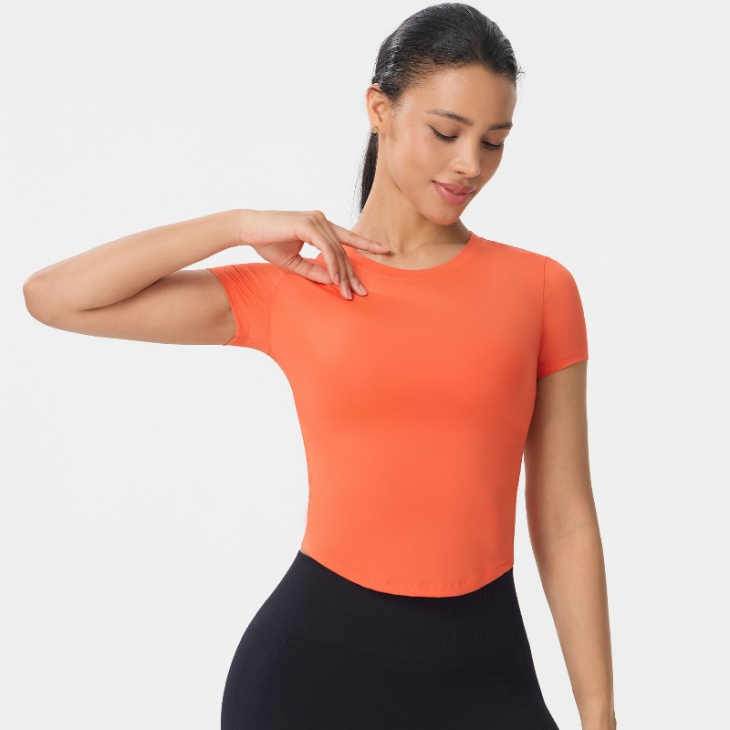 Camisetas Esportivas Femininas - Pilates Yoga Top avaliação e preço