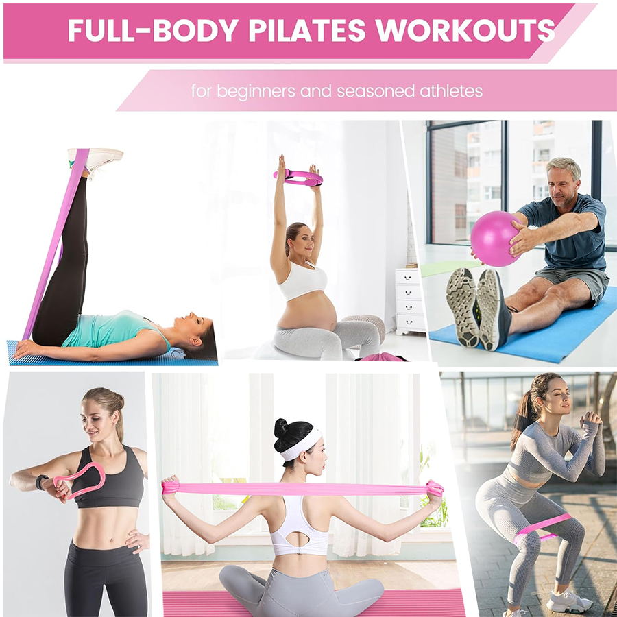 Logotipo personalizado 5 peças - Pilates Yoga Logo avaliação e preço