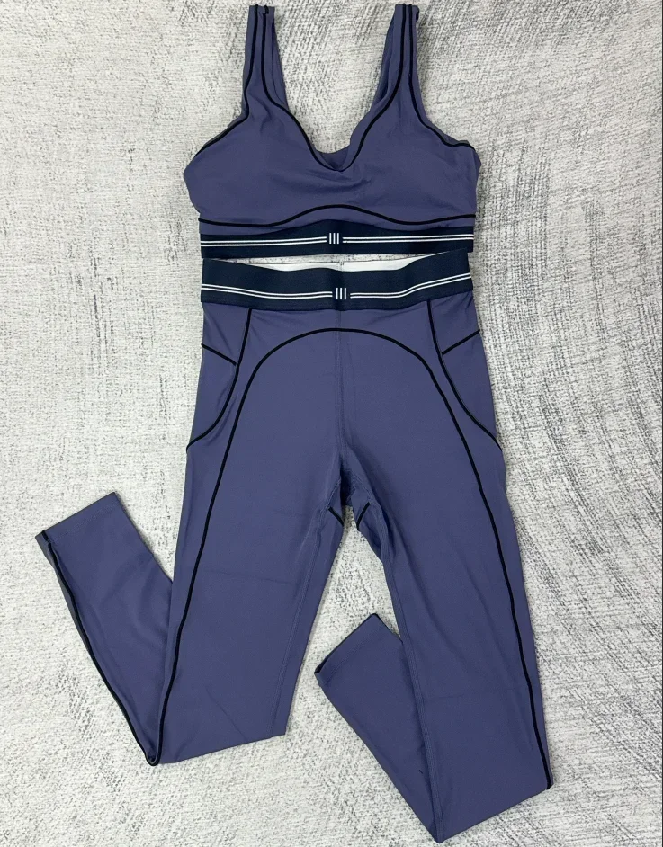 Conjunto de Top e Calças em Du - Pilates Yoga Top avaliação e preço