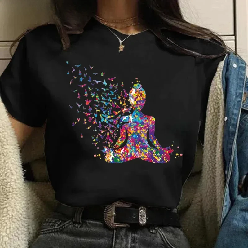 Camiseta Feminina Plus Size co - Pilates Yoga Top avaliação e preço