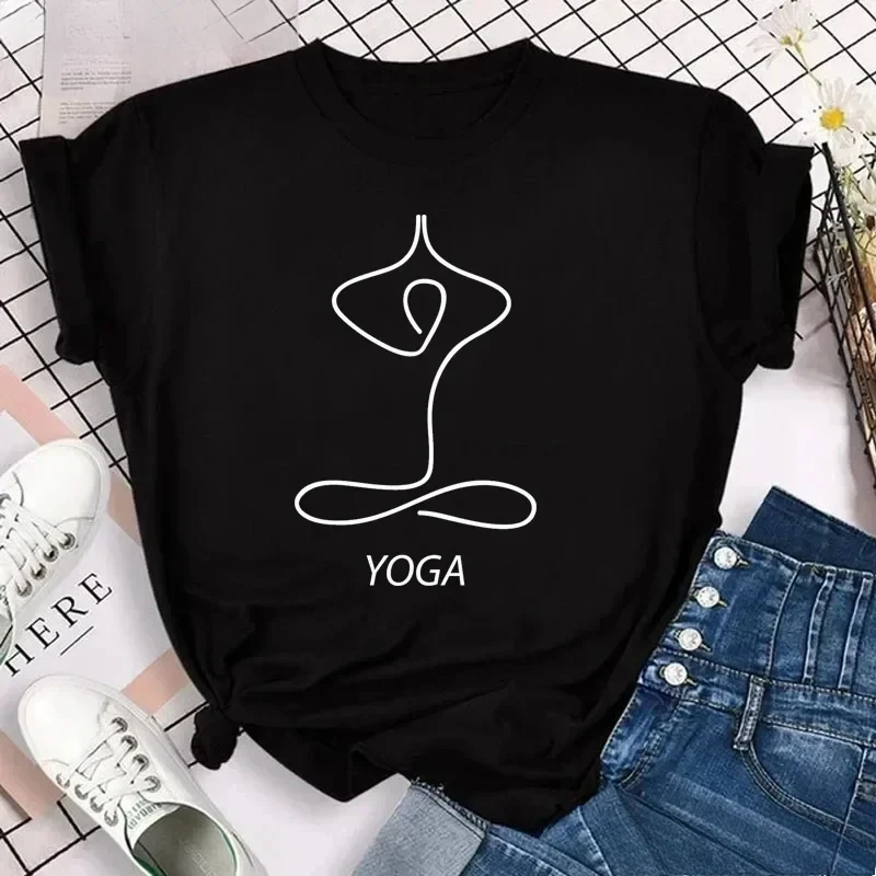 Camiseta Feminina Plus Size co - Pilates Yoga Top avaliação e preço